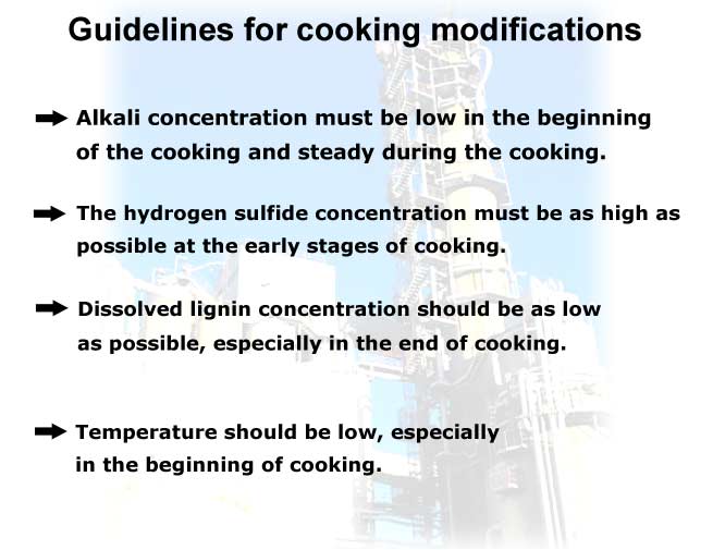 Objectives of cooking modification (VTT, UPM)