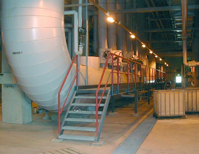Distribuidor de vapor de baja presin (Mets Fibre)