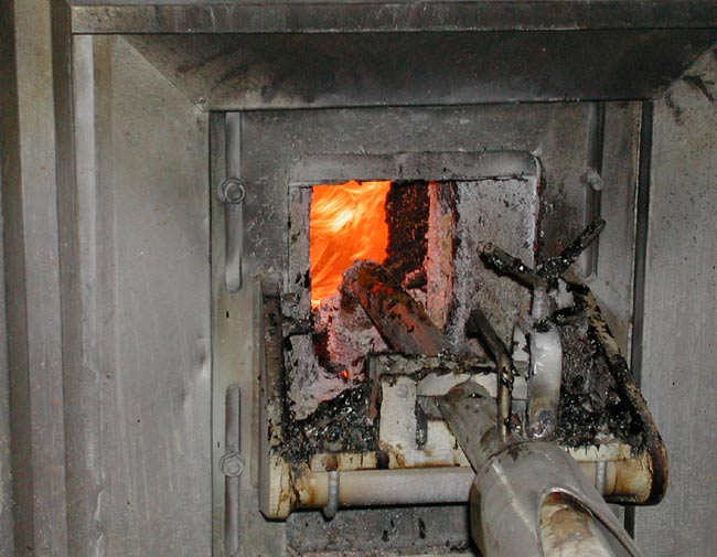 Quemador de licor de la caldera de recuperacin (Mets Fibre)